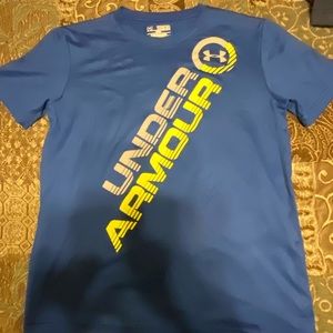 Boys marching under armour